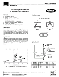 Datasheet MA4ST300 manufacturer M/A-COM