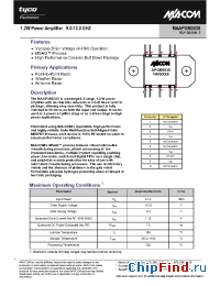 Datasheet MAAPGM0038 manufacturer M/A-COM