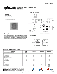 Datasheet MABAES0025 manufacturer M/A-COM