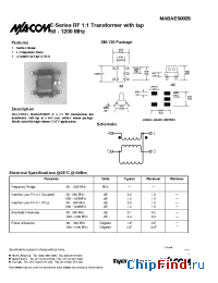 Datasheet MABAES0029 manufacturer M/A-COM