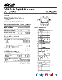 Datasheet MADA2030G manufacturer M/A-COM