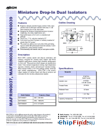 Datasheet MAFRIN0037 manufacturer M/A-COM