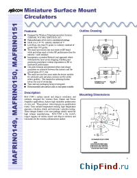 Datasheet MAFRIN0151 manufacturer M/A-COM