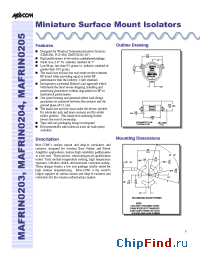 Datasheet MAFRIN0203 manufacturer M/A-COM