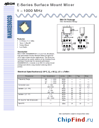 Datasheet MAMXES0028 производства M/A-COM