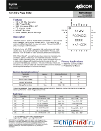 Datasheet MAPCGM0001 manufacturer M/A-COM