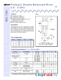 Datasheet MD-156 manufacturer M/A-COM