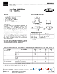 Datasheet MD54-0005TR manufacturer M/A-COM