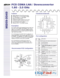 Datasheet MD59-0049 manufacturer M/A-COM