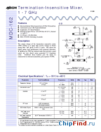 Datasheet MDC-162SMA manufacturer M/A-COM