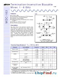 Datasheet MDC-163SMA производства M/A-COM