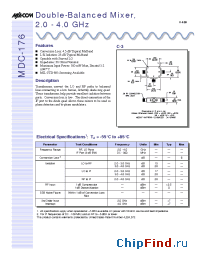 Datasheet MDC-176 производства M/A-COM