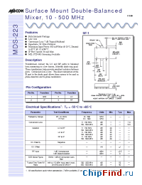 Datasheet MDS-223PIN manufacturer M/A-COM