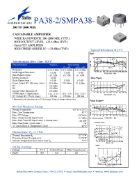 Datasheet PA38-2 manufacturer M/A-COM