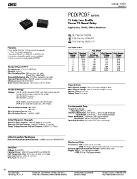 Datasheet PCD manufacturer M/A-COM