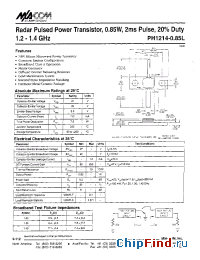 Datasheet PH1214-0.85L manufacturer M/A-COM