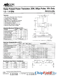 Datasheet PH1214-25L manufacturer M/A-COM