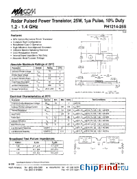 Datasheet PH1214-25S manufacturer M/A-COM