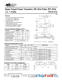 Datasheet PH1214-3L производства M/A-COM