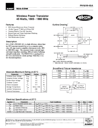 Datasheet PH1819-45A manufacturer M/A-COM