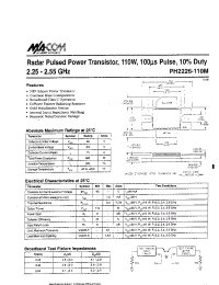 Datasheet PH2226-11OM manufacturer M/A-COM