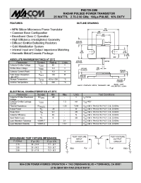 Datasheet PH2729-25M manufacturer M/A-COM