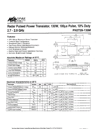 Datasheet PH2729430M manufacturer M/A-COM