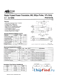 Datasheet PH3134-9L manufacturer M/A-COM