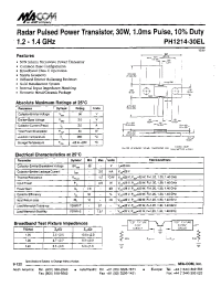 Datasheet PHI214-30EL manufacturer M/A-COM