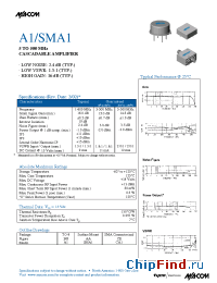 Datasheet SMA1 manufacturer M/A-COM