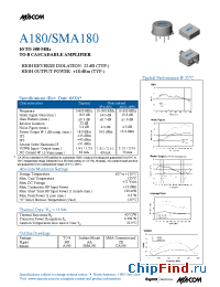 Datasheet SMA180 manufacturer M/A-COM