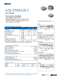 Datasheet SMA28-2 manufacturer M/A-COM