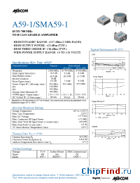 Datasheet SMA59-1 manufacturer M/A-COM