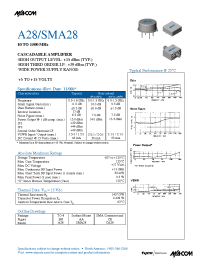 Datasheet SMA70-3 manufacturer M/A-COM