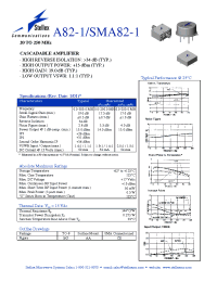 Datasheet SMA82-1 manufacturer M/A-COM