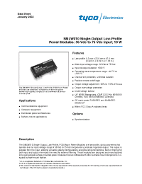 Datasheet SMLW010 manufacturer M/A-COM