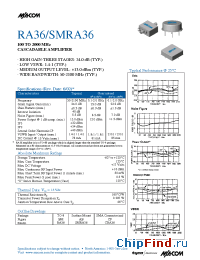 Datasheet SMRA36 manufacturer M/A-COM