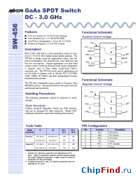 Datasheet SW-456 производства M/A-COM