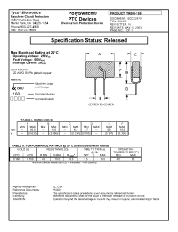 Datasheet TR600-160 manufacturer M/A-COM