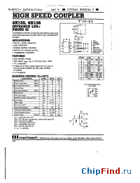 Datasheet 6N136 manufacturer Marktech