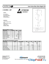 Datasheet LC503NBL1-30P manufacturer Marktech