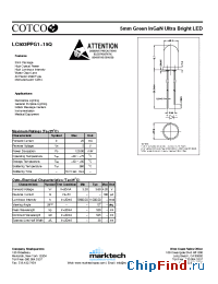 Datasheet LC503PPG1-15Q manufacturer Marktech