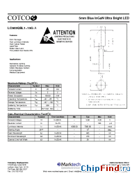 Datasheet LC503QBL1-15G-A manufacturer Marktech