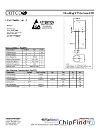 Datasheet LC512TWN1-25H-A manufacturer Marktech