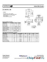Datasheet LD-301DYL-1B manufacturer Marktech