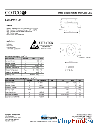 Datasheet LM1-PWH1-01 manufacturer Marktech