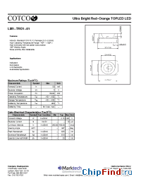 Datasheet LM1-TRO1-01 manufacturer Marktech