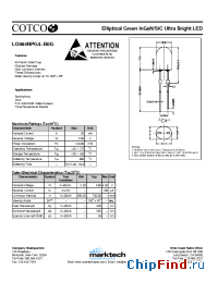 Datasheet LO564NPG4-B0G manufacturer Marktech