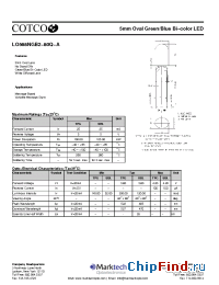 Datasheet LO568NGB2-80Q-A производства Marktech