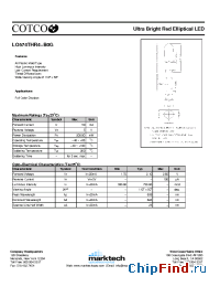 Datasheet LO574THR4-B0G manufacturer Marktech